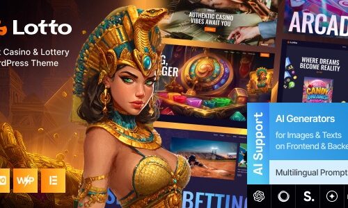 如何创建WordPress网站产品目录 6 Lotto 1.8.0 – Slot Casino & Lottery WordPress Theme – 老虎机赌场与彩票主题_image