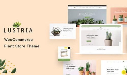 如何创建WordPress网站产品目录 1 Lustria 4.7 – MultiPurpose Plant Store WordPress Theme – 多用途植物商店主题_image