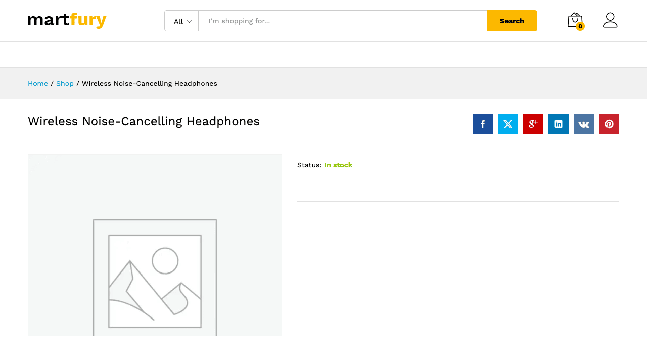 A product page on the Martfury theme Martfury 单品页面布局