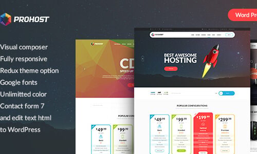ProHost 1.0.0 – Power Pack Hosting WordPress Theme – 强劲主机托管主题_image