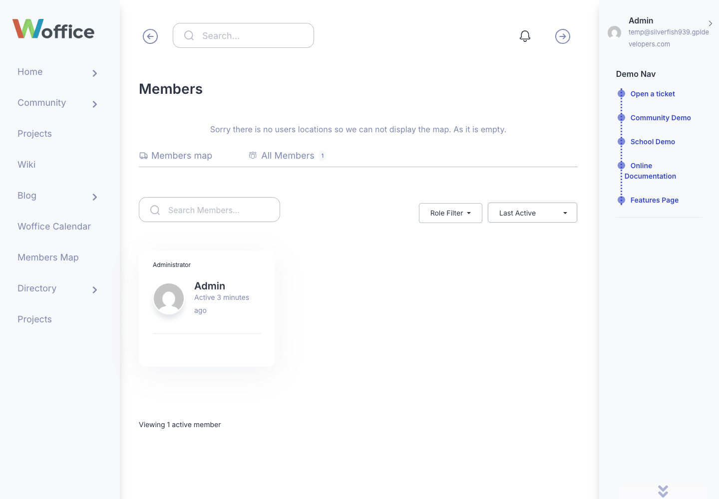 Woffice members directory Woffice 成员目录