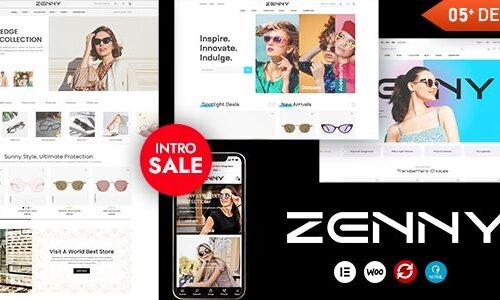 Zenny 1.8 – Eyewear & Glasses Elementor WooCommerce WordPress Theme – 眼镜与光学用品 主题_image